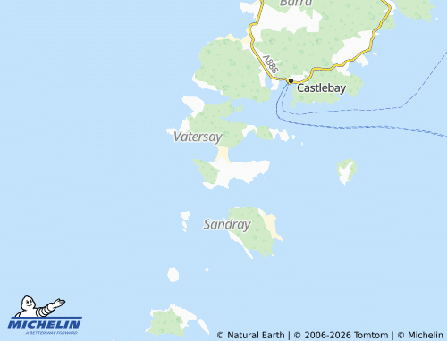 Carte MICHELIN Vatersay - ViaMichelin