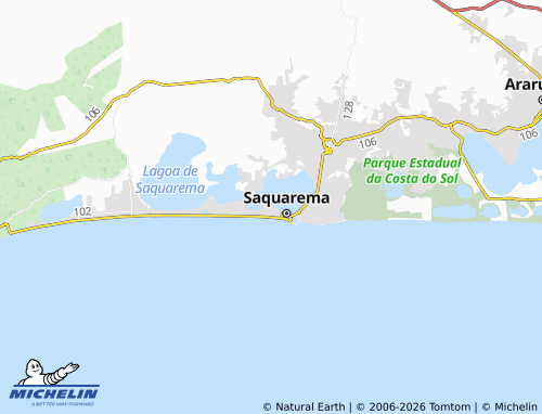MICHELIN Areal map - ViaMichelin