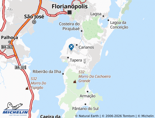 Mapa MICHELIN Morro do Peralta - ViaMichelin