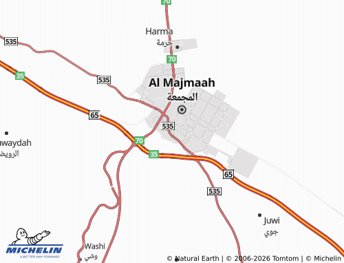 MICHELIN-Landkarte al-Malik Salman - ViaMichelin
