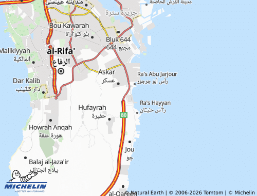 Carte MICHELIN Bluk 950 - ViaMichelin