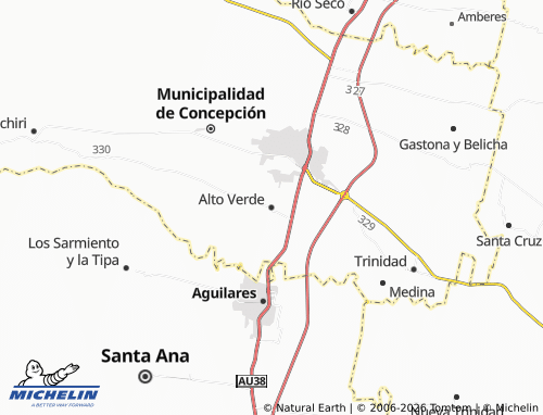 Mappa MICHELIN Alto Verde - ViaMichelin
