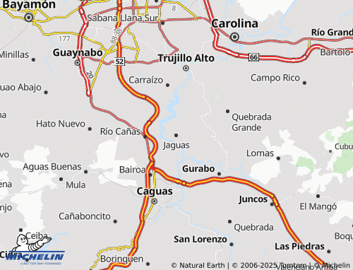 Carte MICHELIN Jaguas - ViaMichelin