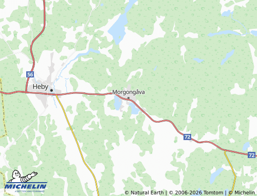 Mappa MICHELIN Morgongåva - ViaMichelin