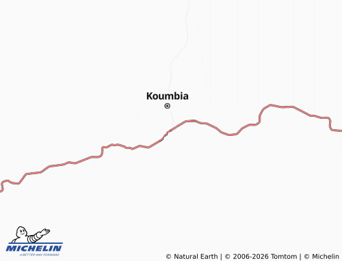 MICHELIN Sare Bagui map - ViaMichelin