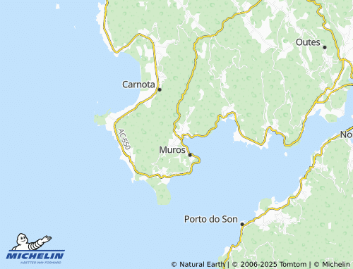 MICHELIN Serres (San Xoán) map - ViaMichelin