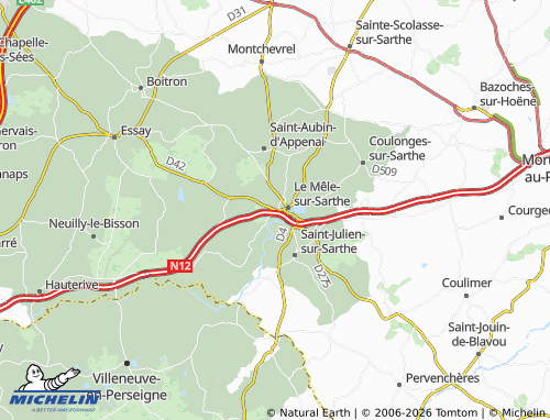 MICHELIN-Landkarte Les Planches - ViaMichelin