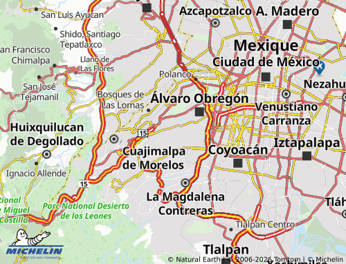 Carte MICHELIN La Cañada - ViaMichelin
