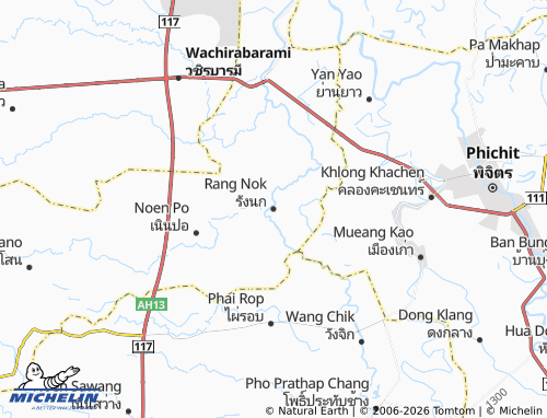 Mapa MICHELIN Rang Nok - ViaMichelin