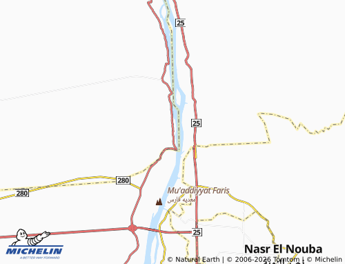 Mapa MICHELIN al-Hamam - ViaMichelin