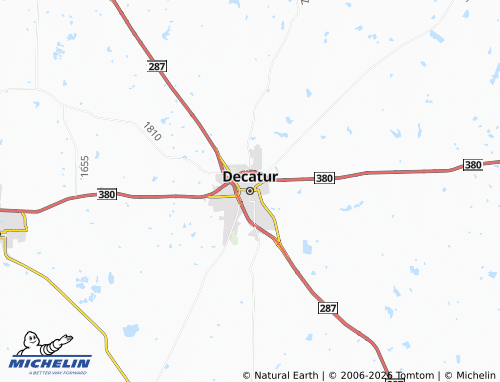 Carte MICHELIN Decatur - ViaMichelin