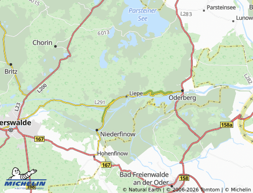 Mapa MICHELIN Liepe - ViaMichelin