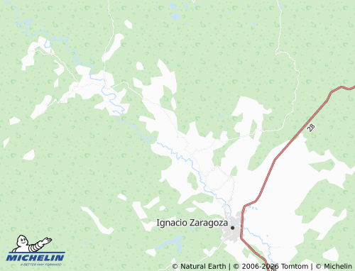 MICHELIN Abraham González map - ViaMichelin