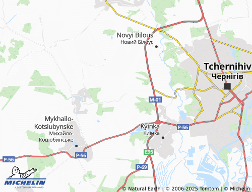 MICHELIN Lhiv map - ViaMichelin