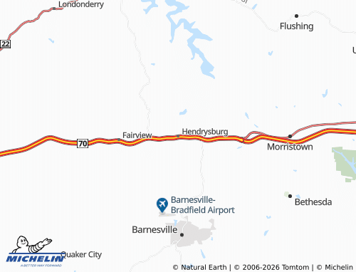 Mapa MICHELIN Hendrysburg - ViaMichelin