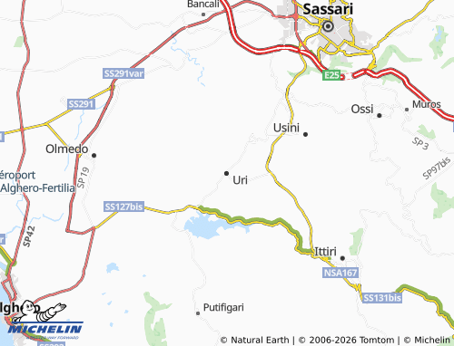 MICHELIN Uri map - ViaMichelin
