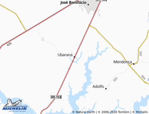 Mapa MICHELIN Ubarana - ViaMichelin