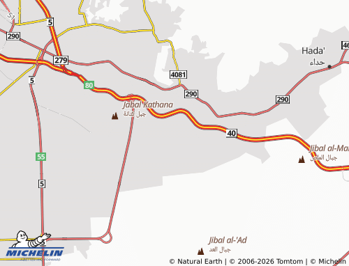 Carte MICHELIN al-'Atheer - ViaMichelin