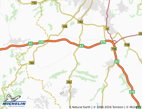 Mapa MICHELIN Suvodol - ViaMichelin