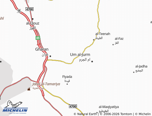 MICHELIN-Landkarte al-Sina'iyyah - ViaMichelin