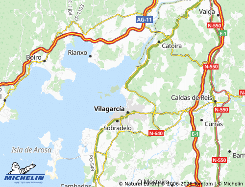 MICHELIN Carril map - ViaMichelin
