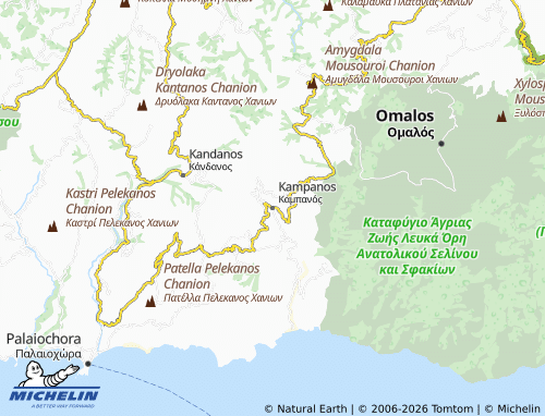Carte MICHELIN Kampanos - ViaMichelin