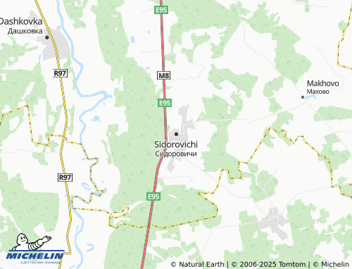 Carte MICHELIN Sidorovichi - ViaMichelin