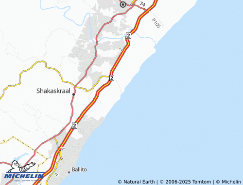 MICHELIN Headlands map - ViaMichelin