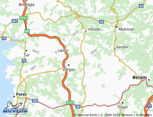 MICHELIN-Landkarte Deklevi - ViaMichelin