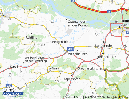 Mapa MICHELIN Atzenbrugg - ViaMichelin