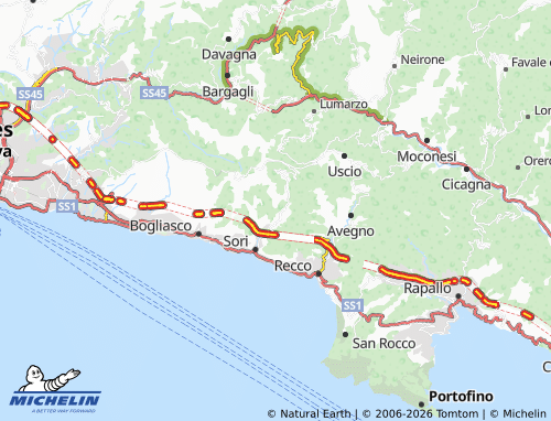 Mappa MICHELIN Lago - ViaMichelin