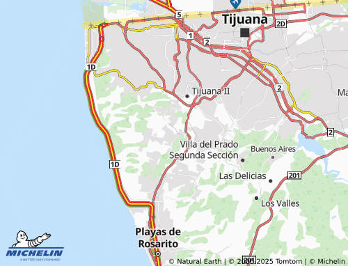 MICHELIN Paseo Santa Fe map - ViaMichelin