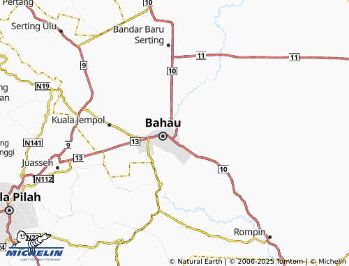 MICHELIN Taman Margosa map - ViaMichelin