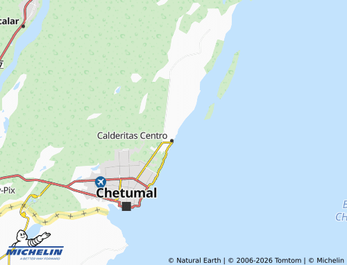 Mappa MICHELIN Yucatán - ViaMichelin