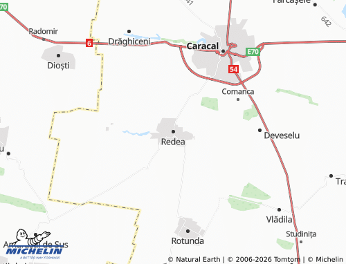 MICHELIN Redea map - ViaMichelin