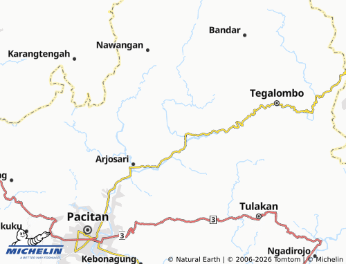 Mapa MICHELIN Jetis Kidul - ViaMichelin