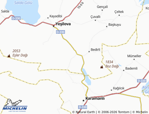 Mappa MICHELIN Çaltepe - ViaMichelin