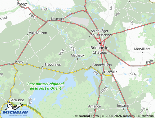 Mapa MICHELIN Mathaux - ViaMichelin