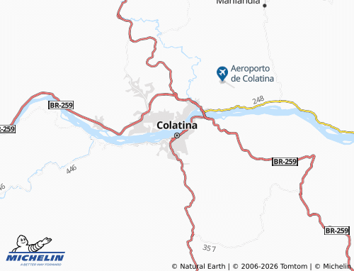 MICHELIN Colatina map - ViaMichelin