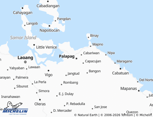 MICHELIN Palapag map - ViaMichelin