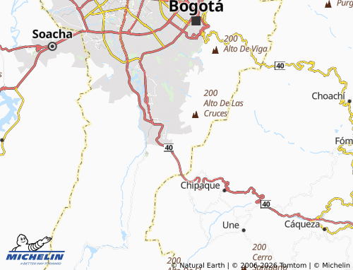 Carte MICHELIN Tocaimita Sur - ViaMichelin