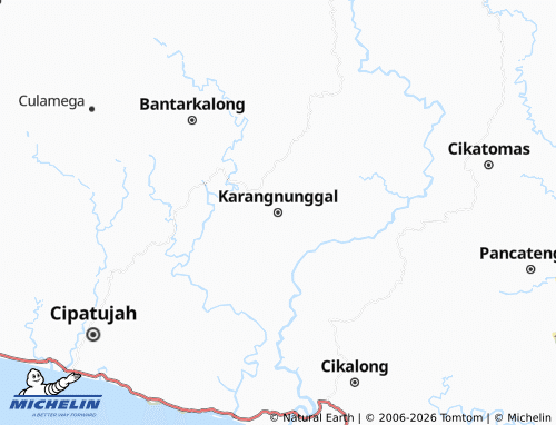 MICHELIN Karangnunggal map - ViaMichelin