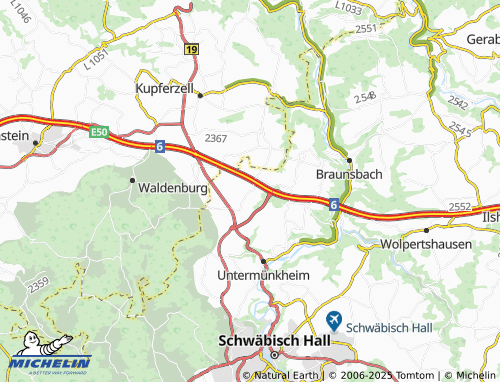 MICHELIN-Landkarte Brachbach - ViaMichelin