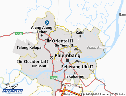 MICHELIN Kemuning map - ViaMichelin