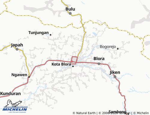 Carte MICHELIN Tegalgunung - ViaMichelin