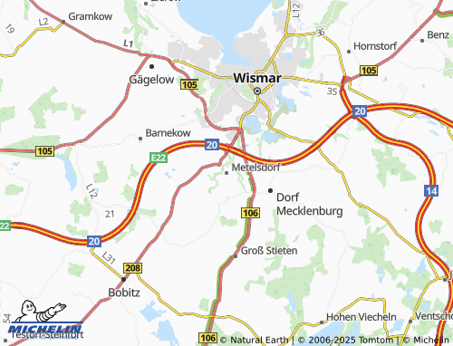MICHELIN Metelsdorf map - ViaMichelin