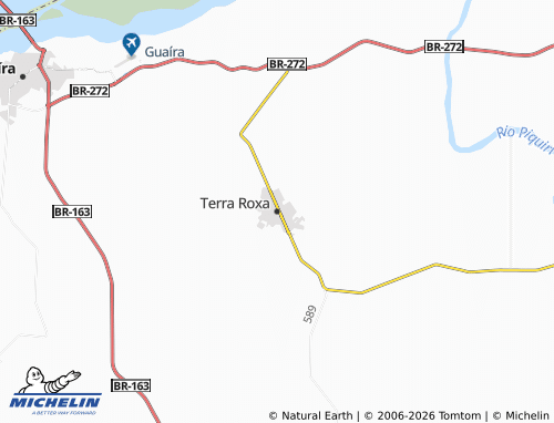 MICHELIN Terra Roxa map - ViaMichelin