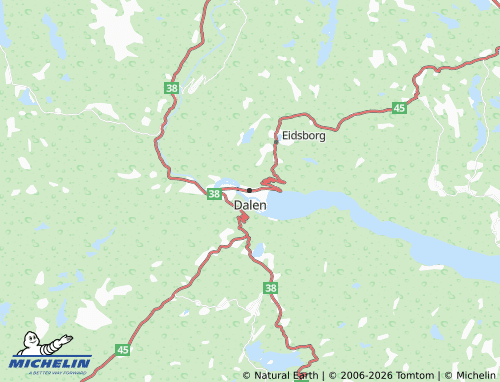 MICHELIN-Landkarte Dalen - ViaMichelin