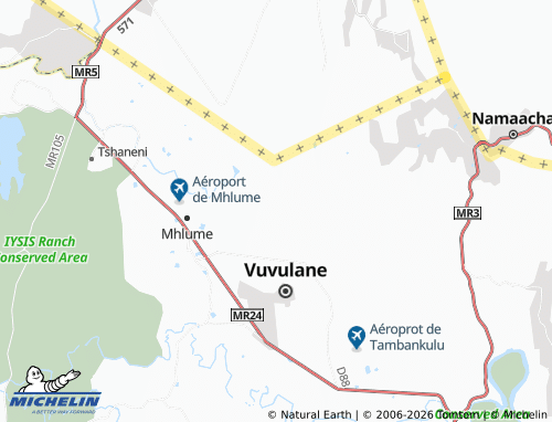 Kaart MICHELIN Mananga - ViaMichelin