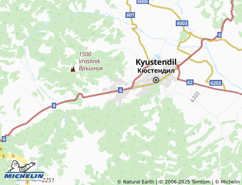 MICHELIN Zhilentsi map - ViaMichelin